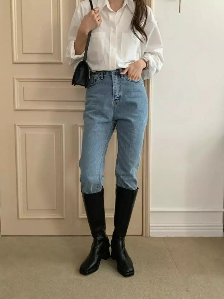 Ssangpa - Korean Women Fashion - #momslook - f 1203 Boots - 5