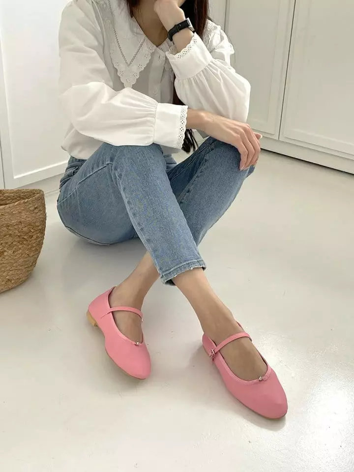 Ssangpa - Korean Women Fashion - #momslook - f 1400 Flats & Ballerinas - 10