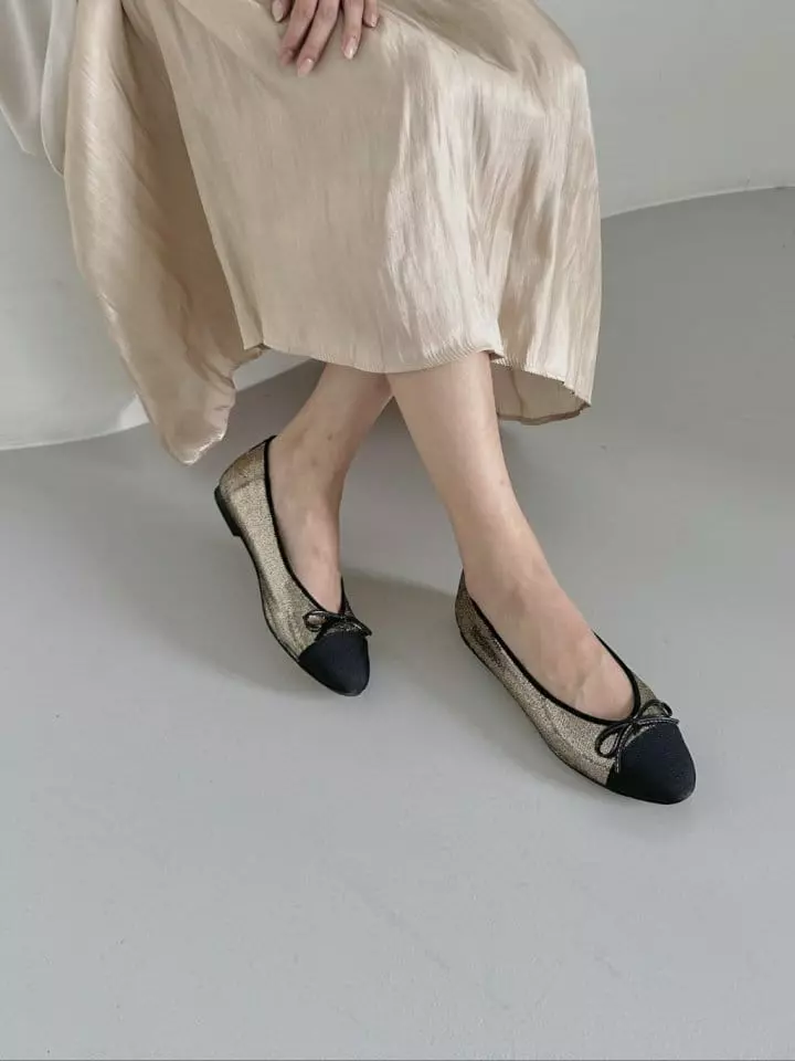 Ssangpa - Korean Women Fashion - #momslook - nv 7521 Flats & Ballerinas - 5