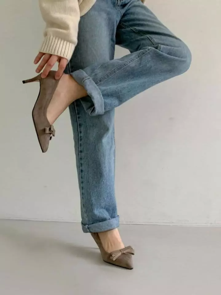 Ssangpa - Korean Women Fashion - #momslook - nv 7513 Flats & Ballerinas - 4