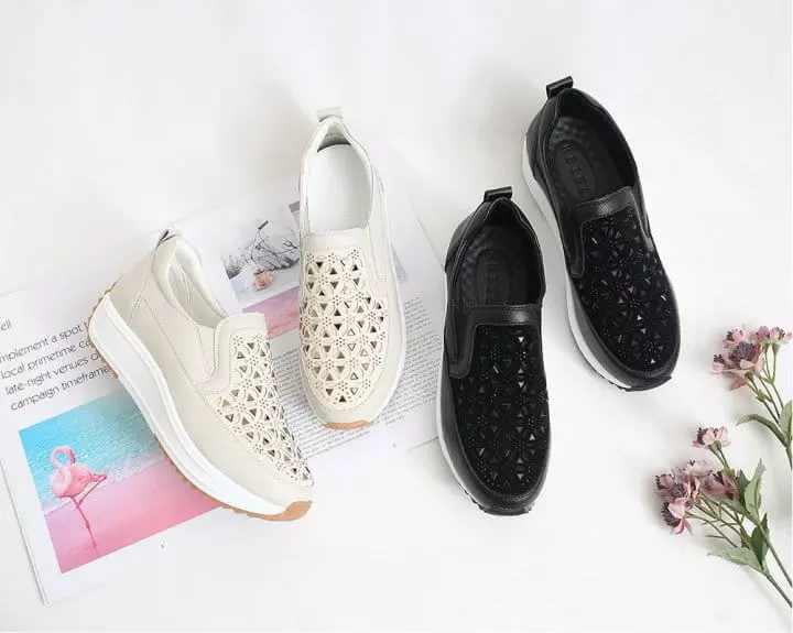Ssangpa - Korean Women Fashion - #momslook - zz 820 Sneakers