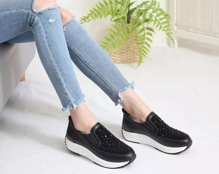 Ssangpa - Korean Women Fashion - #pursuepretty - zz 820 Sneakers - 6