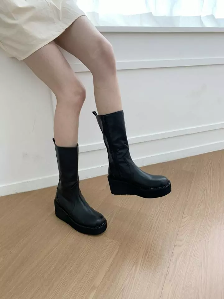 Ssangpa - Korean Women Fashion - #restrostyle - tm 4731 Boots - 3