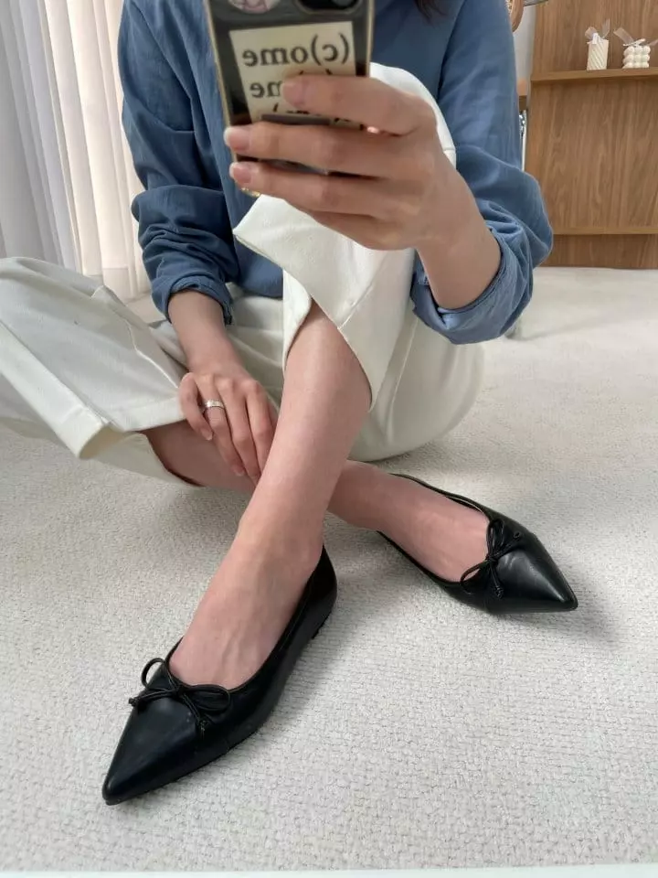 Ssangpa - Korean Women Fashion - #restrostyle - bu 2094 Flats & Ballerinas - 10