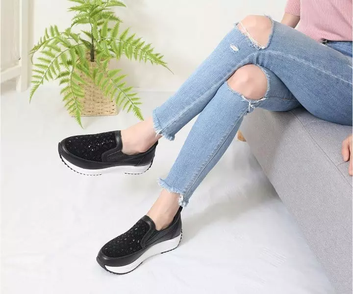 Ssangpa - Korean Women Fashion - #restrostyle - zz 820 Sneakers - 7