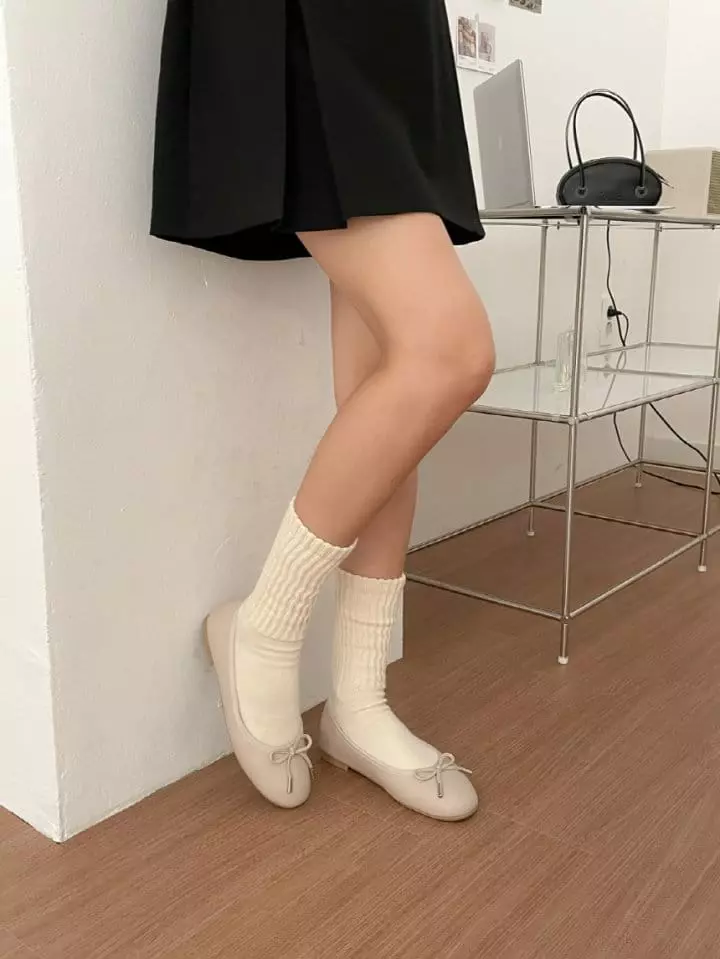 Ssangpa - Korean Women Fashion - #romanticstyle - ra 8096 Flats & Ballerinas - 3