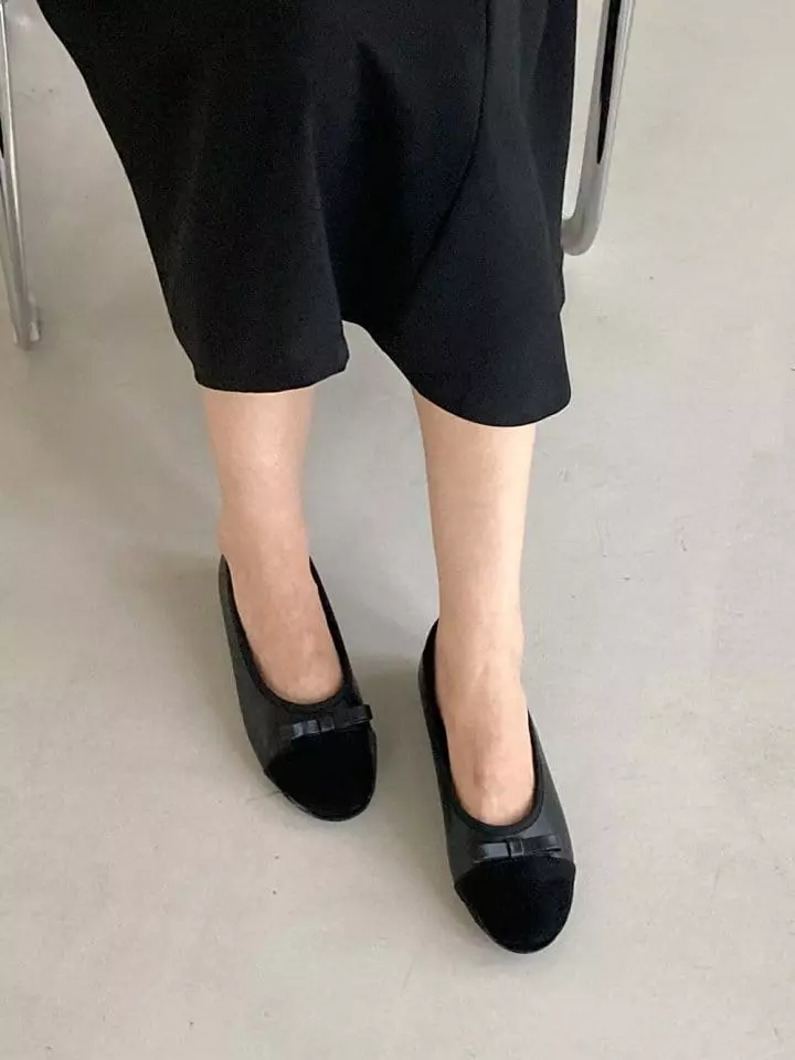 Ssangpa - Korean Women Fashion - #romanticstyle - f 1414 Flats & Ballerinas - 2