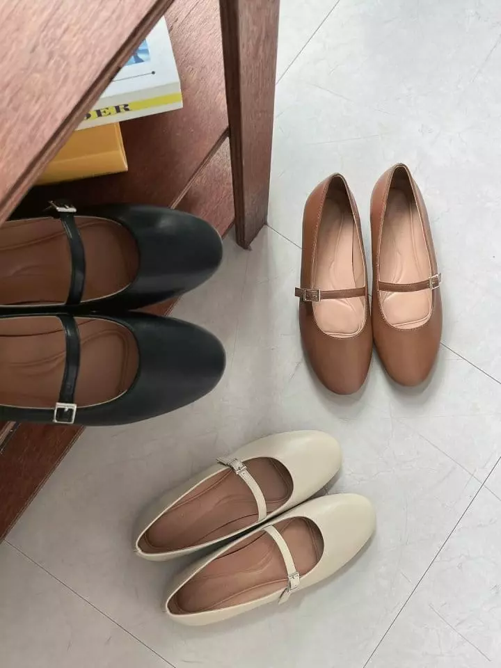 Ssangpa - Korean Women Fashion - #shopsmall - by 018 Flats & Ballerinas - 7