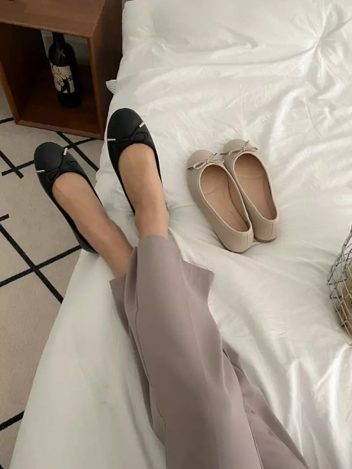 Ssangpa - Korean Women Fashion - #romanticstyle - ra 8096 Flats & Ballerinas - 4