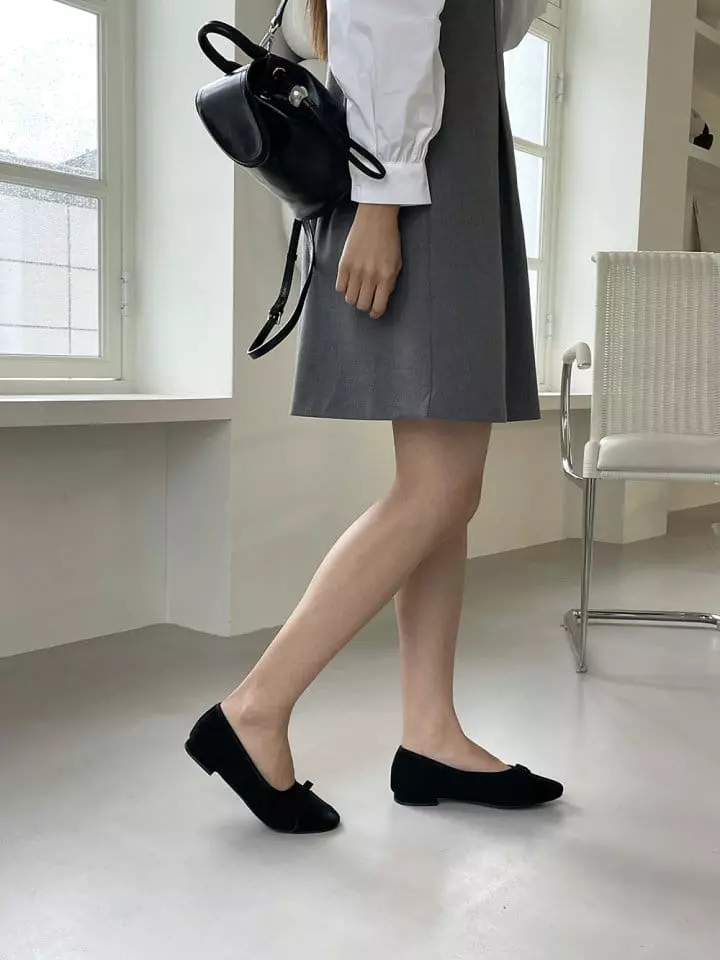 Ssangpa - Korean Women Fashion - #shopsmall - f 1414 Flats & Ballerinas - 3
