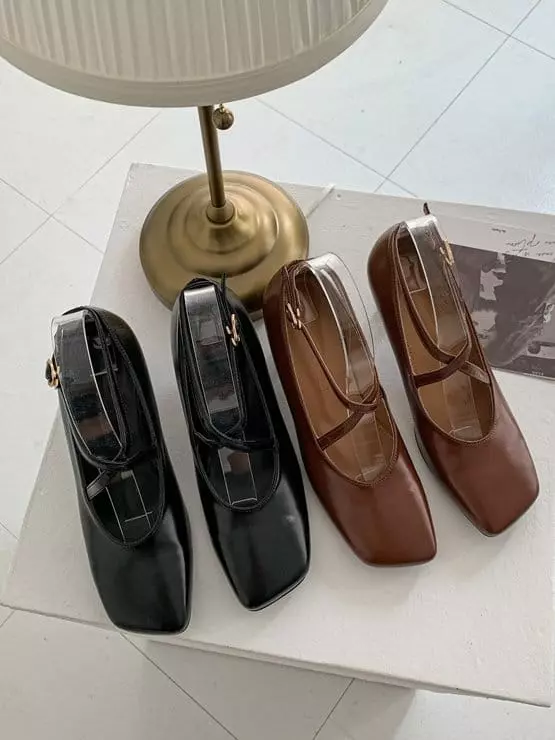 Ssangpa - Korean Women Fashion - #thelittlethings - tm 3070 Flats & Ballerinas - 3