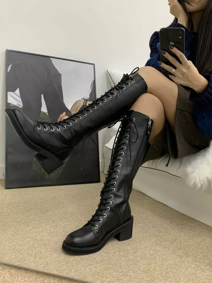 Ssangpa - Korean Women Fashion - #vintageinspired - tm 664 Boots - 2