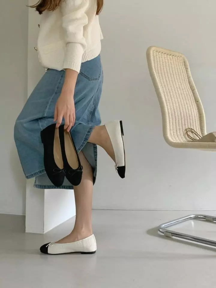 Ssangpa - Korean Women Fashion - #womensfashion - nv 7308 Flats & Ballerinas