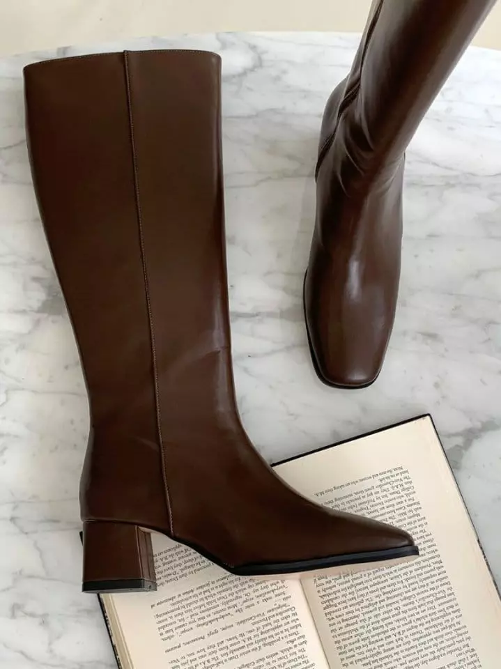 Ssangpa - Korean Women Fashion - #momslook - nv 7305 Boots - 4