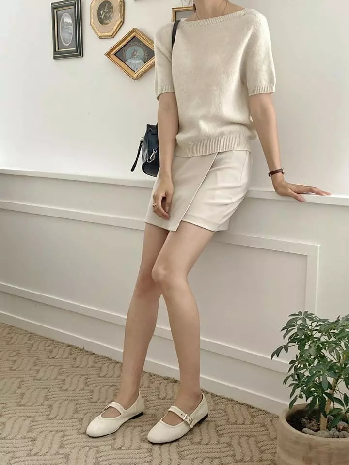 Ssangpa - Korean Women Fashion - #womensfashion - f 1407 Flats & Ballerinas - 9