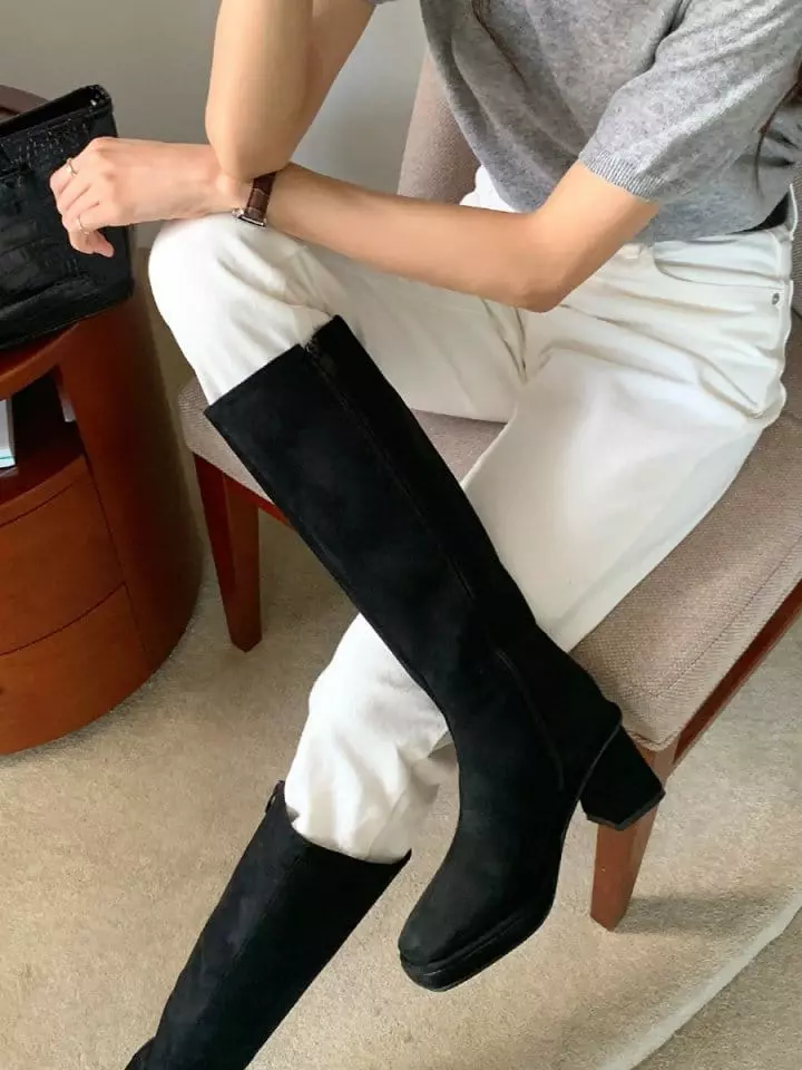 Ssangpa - Korean Women Fashion - #momslook - f 1203 Boots - 4