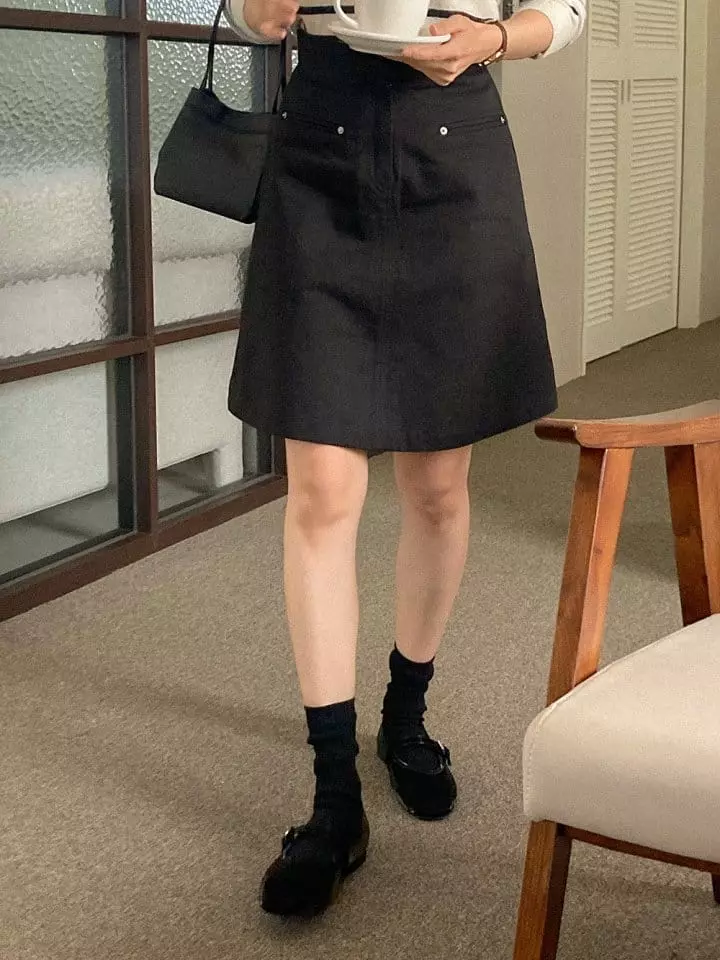 Tahiti - Korean Women Fashion - #momslook - Hidden Midi Skirt - 11