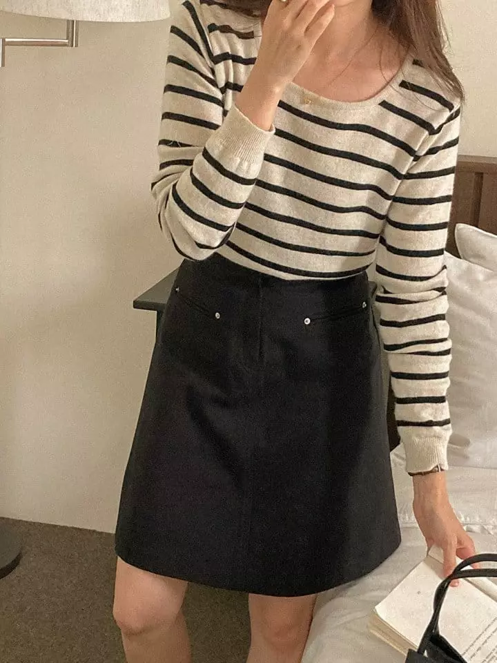 Tahiti - Korean Women Fashion - #momslook - Hidden Midi Skirt - 5