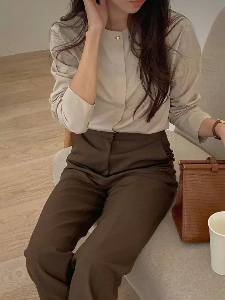 Tahiti - Korean Women Fashion - #thelittlethings - Heart Cong Pants
