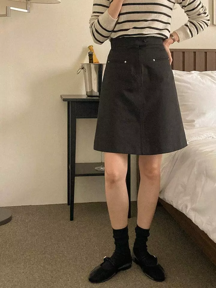 Tahiti - Korean Women Fashion - #momslook - Hidden Midi Skirt - 4
