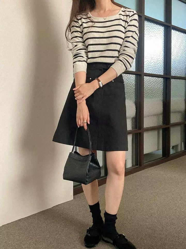 Tahiti - Korean Women Fashion - #womensfashion - Hidden Midi Skirt - 8