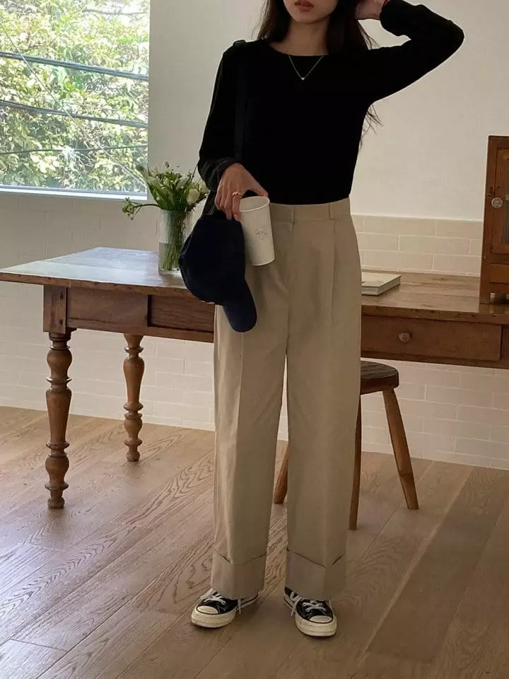 Tahiti - Korean Women Fashion - #womensfashion - Holly Cabra Pants - 10
