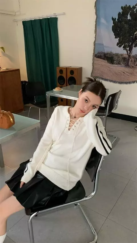 Tails - Korean Women Fashion - #momslook - Review Knit Tee