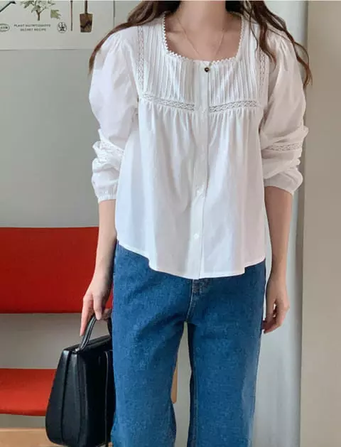 Tails - Korean Women Fashion - #pursuepretty - Lay Blouse - 3