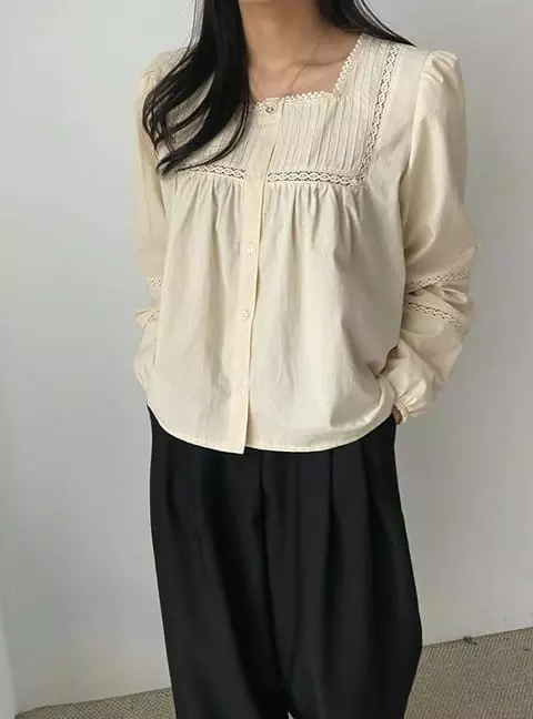 Tails - Korean Women Fashion - #shopsmall - Lay Blouse - 6