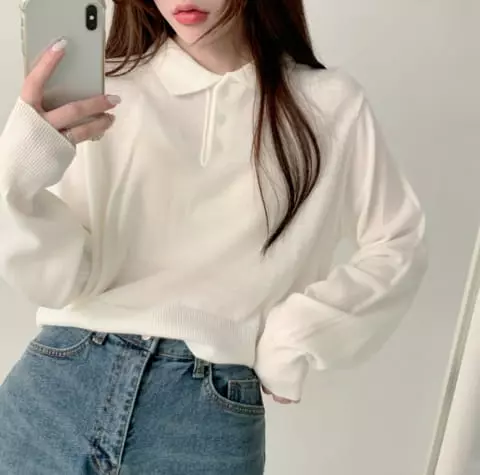 Tails - Korean Women Fashion - #vintagekidsstyle - Iku Knit Tee - 10