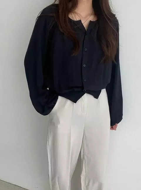 Tails - Korean Women Fashion - #vintagekidsstyle - Shooting Blouse - 7