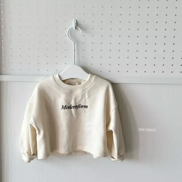 The Grace - Korean Children Fashion - #stylishchildhood - From Crop Sweatshirt - 2