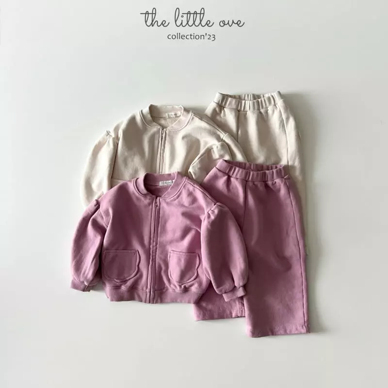 The Little Ove - Korean Children Fashion - #kidsshorts - Mimi Top Bottom Set - 8