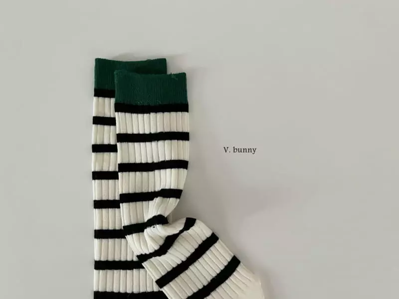 V Bunny - Korean Children Fashion - #kidsstore - Flower Socks Set - 7