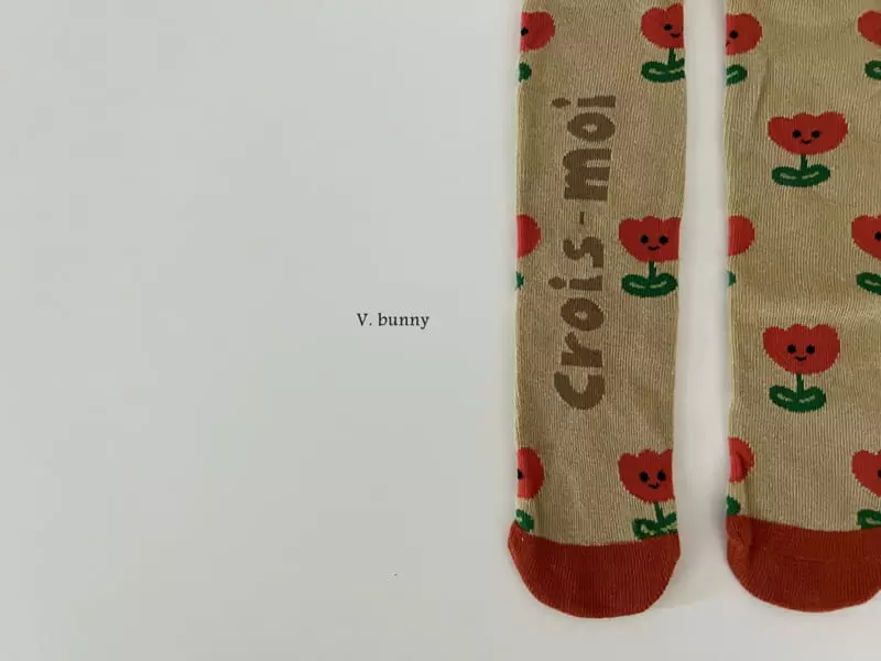 V Bunny - Korean Children Fashion - #kidzfashiontrend - Moi Socks Set - 5