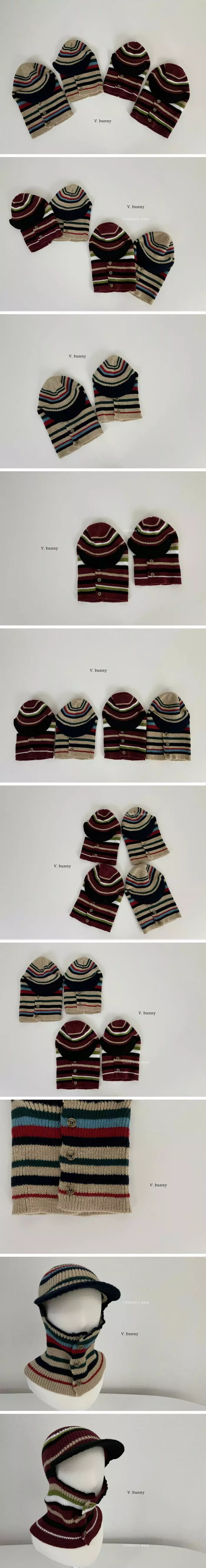V Bunny - Korean Children Fashion - #littlefashionista - Button Cap