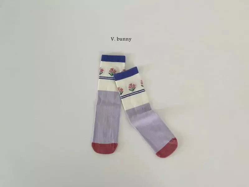 V Bunny - Korean Children Fashion - #magicofchildhood - Cookie Socks Seteck Strawberry Socks Set - 7