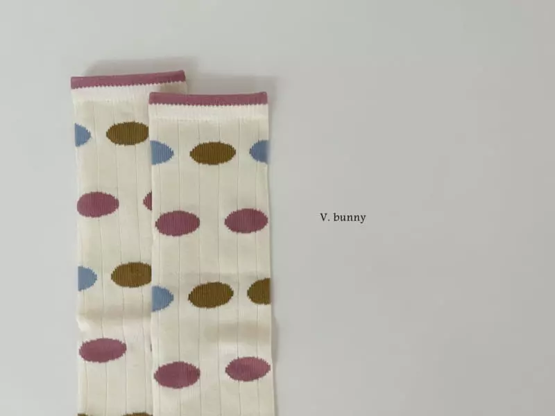 V Bunny - Korean Children Fashion - #prettylittlegirls - Beads Socks Set - 7