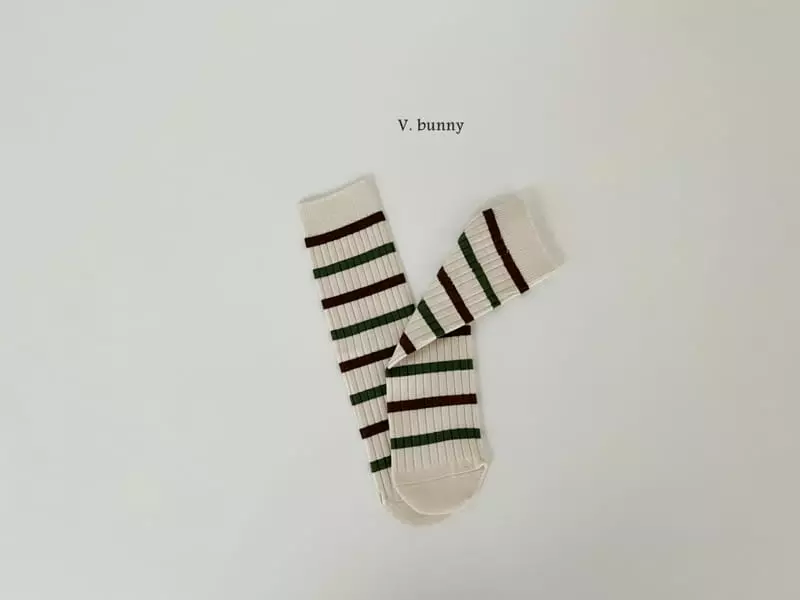 V Bunny - Korean Children Fashion - #toddlerclothing - Lulu Socks Set - 4