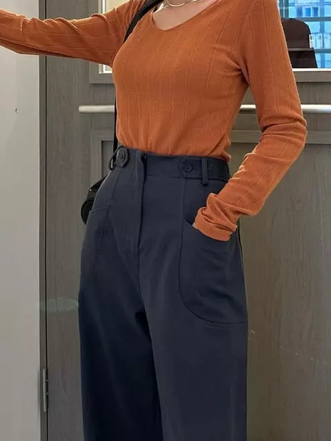Vanilla - Korean Women Fashion - #momslook - Cotton Pants - 5