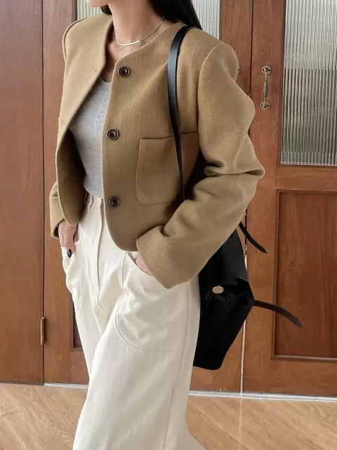 Vanilla - Korean Women Fashion - #momslook - Ellin Jacket - 5