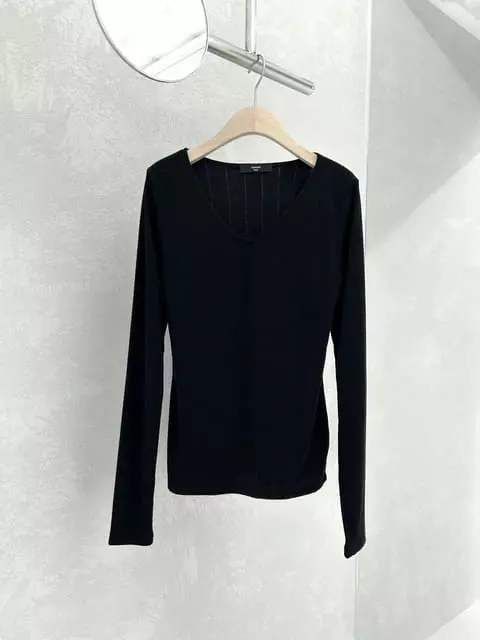 Vanilla - Korean Women Fashion - #momslook - V Rin Tee - 2