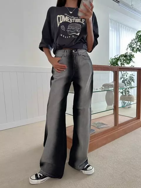 Vanilla - Korean Women Fashion - #momslook - 2377 Washing Jeans
