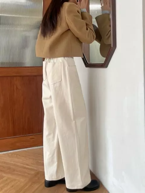 Vanilla - Korean Women Fashion - #womensfashion - Cotton Pants - 6