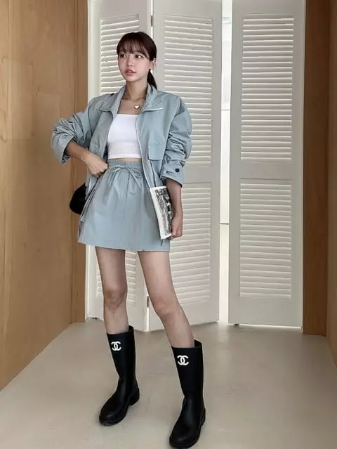 Vanilla - Korean Women Fashion - #womensfashion - Zipper Twin Skirt - 8