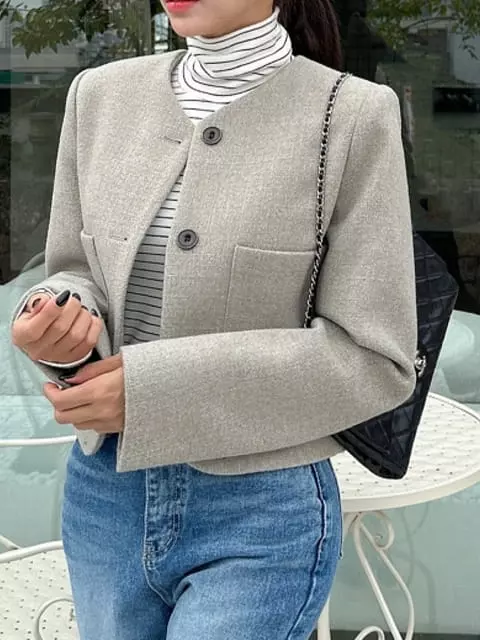 Vanilla - Korean Women Fashion - #momslook - Ellin Jacket - 4