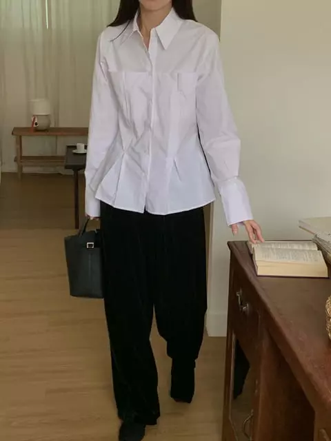 Verni - Korean Women Fashion - #momslook - Tulip Shirt - 9