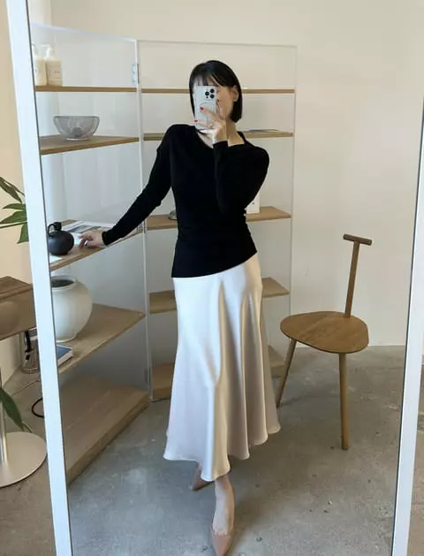 Verni - Korean Women Fashion - #momslook - Sellin Tee - 2