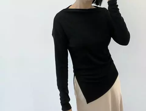 Verni - Korean Women Fashion - #momslook - Sellin Tee - 6