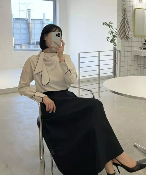 Verni - Korean Women Fashion - #womensfashion - Pping ST Blouse - 8